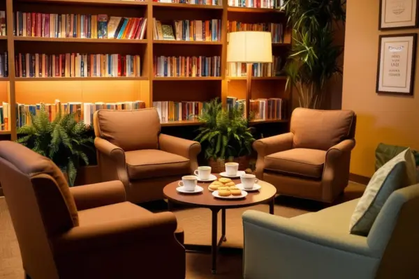Sala dos professores aconchegante