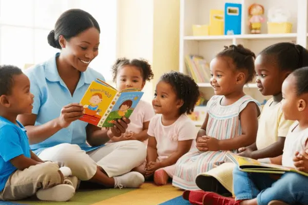 como prender a atenção das crianças na leitura, contação de histórias para crianças pequenas, leitura divertida na educação infantil.
